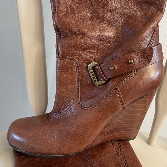 Guess knee high wedge heeled boot - Picture 5 of 6